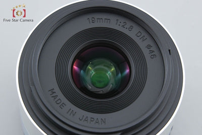 [Used] SIGMA Art 19mm f/2.8 DN Silver for Sony E-mount with Original Box
