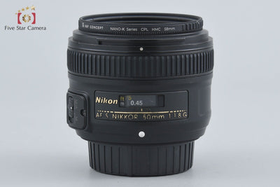 [Used] Nikon AF-S NIKKOR 50mm f/1.8 G