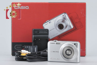 【中古】Casio カシオ EXILIM ZOOM EX-Z1050 シルバー コンパクトデジタルカメラ 元箱付き