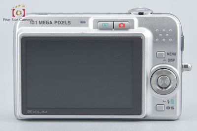 【中古】Casio カシオ EXILIM ZOOM EX-Z1050 シルバー コンパクトデジタルカメラ 元箱付き