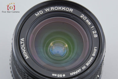 Used] MINOLTA MD W.ROKKOR 20mm f/2.8