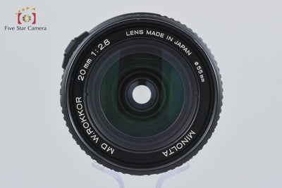 Used] MINOLTA MD W.ROKKOR 20mm f/2.8