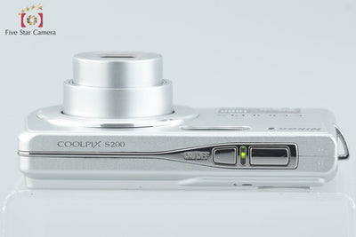 【中古】Nikon ニコン COOLPIX S200 シルバー コンパクトデジタルカメラ