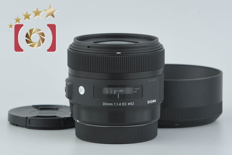 【中古】SIGMA シグマ Art 30mm f/1.4 DC HSM キヤノン用