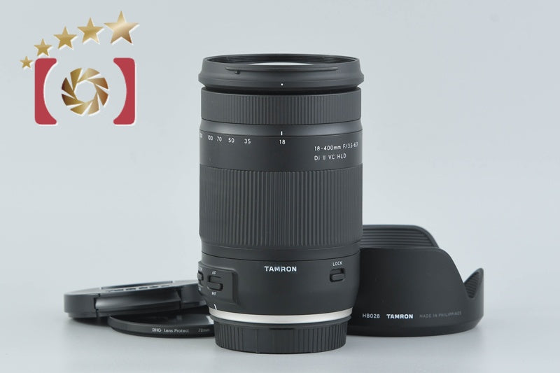 【中古】TAMRON タムロン B028 18-400mm f/3.5-6.3 Di II VC HLD キヤノン用