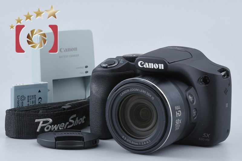 [Used] Canon PowerShot SX530 HS Black Compact Digital Camera