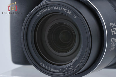 【中古】Canon キヤノン PowerShot SX530 HS ブラック コンパクトデジタルカメラ