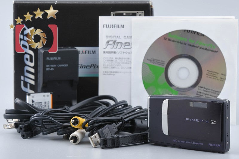 [Used] FUJIFILM FinePix Z10fd Black Compact Digital Camera with Original Box