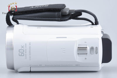 [Used] SONY Handycam HDR-CX675 White Digital Video Camera