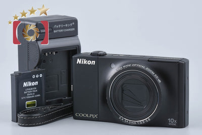 [Used] Nikon COOLPIX S8000 Noble Black Compact Digital Camera