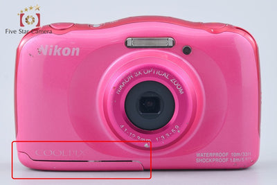 [Used] Nikon COOLPIX W100 Pink Compact Digital Camera