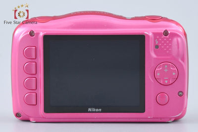 [Used] Nikon COOLPIX W100 Pink Compact Digital Camera