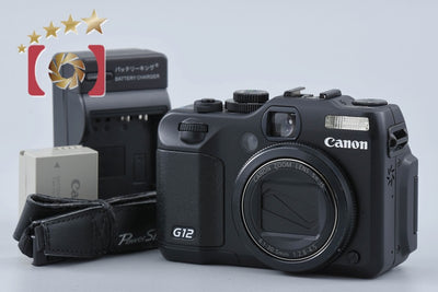 【中古】Canon キヤノン PowerShot G12 ブラック コンパクトデジタルカメラ