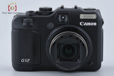 【中古】Canon キヤノン PowerShot G12 ブラック コンパクトデジタルカメラ