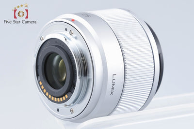 【中古】Panasonic パナソニック LUMIX G 25mm f/1.7 ASPH. H-H025 シルバー