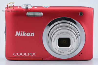 【中古】Nikon ニコン COOLPIX A100 レッド コンパクトデジタルカメラ