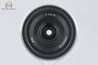 [Used] SONY E 16mm f/2.8 SEL16F28
