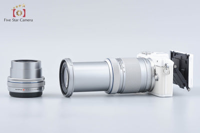 【中古】OLYMPUS オリンパス PEN Lite E-PL7 EZ ダブルズームキット ホワイト シャッター回数僅少