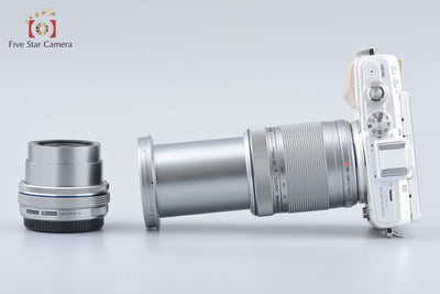 【中古】OLYMPUS オリンパス PEN Lite E-PL7 EZ ダブルズームキット ホワイト シャッター回数僅少
