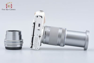 【中古】OLYMPUS オリンパス PEN Lite E-PL7 EZ ダブルズームキット ホワイト シャッター回数僅少