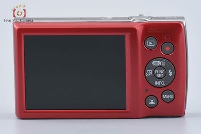 [Used] Canon IXY 200 Red Compact Digital Camera with Original Box