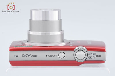 [Used] Canon IXY 200 Red Compact Digital Camera with Original Box