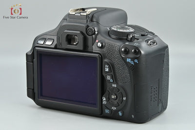 [Used] Canon EOS 600D + EF-S 18-55mm f/3.5-5.6 III