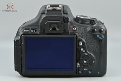 [Used] Canon EOS 600D + EF-S 18-55mm f/3.5-5.6 III