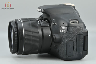 [Used] Canon EOS 600D + EF-S 18-55mm f/3.5-5.6 III
