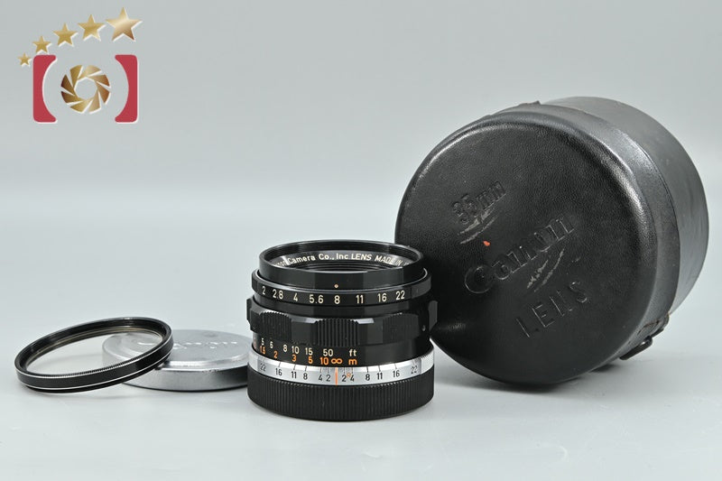[Used] Canon 35mm f/2 L39 Leica Screw Mount