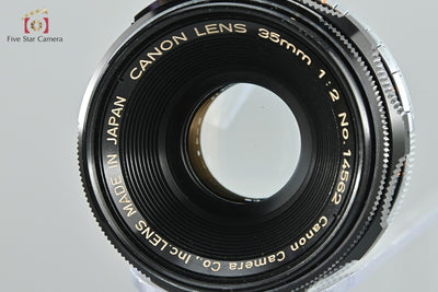 【中古】Canon キヤノン 35mm f/2 L39 ライカスクリューマウント