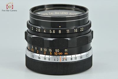 【中古】Canon キヤノン 35mm f/2 L39 ライカスクリューマウント