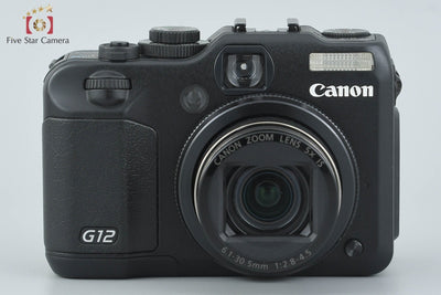 【中古】Canon キヤノン PowerShot G12 ブラック コンパクトデジタルカメラ