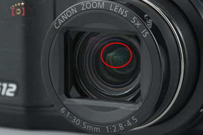 【中古】Canon キヤノン PowerShot G12 ブラック コンパクトデジタルカメラ
