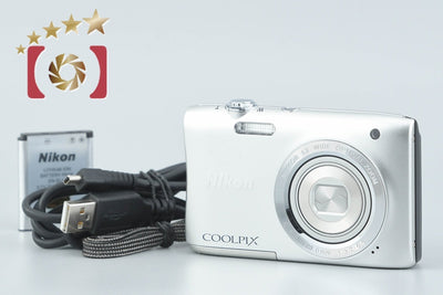 [Used] Nikon COOLPIX S2900 Silver Compact Digital Camera