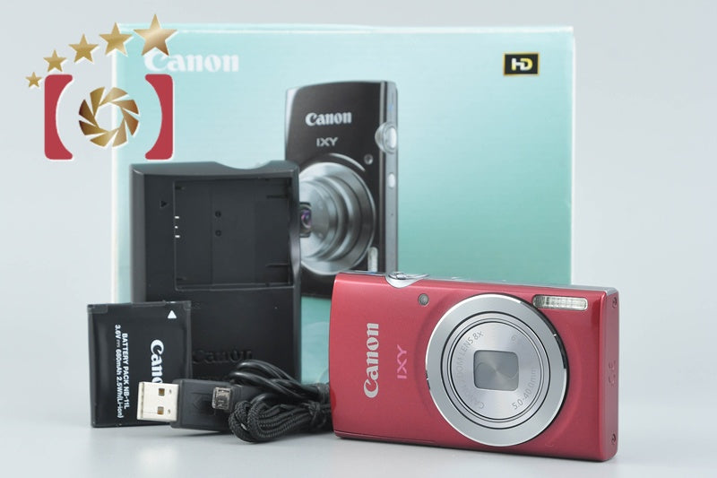 [Used] Canon IXY 120 Red Compact Digital Camera with Original Box