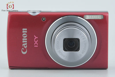 [Used] Canon IXY 120 Red Compact Digital Camera with Original Box