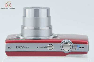 [Used] Canon IXY 120 Red Compact Digital Camera with Original Box