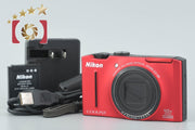 【Used】Nikon COOLPIX S8100 Flash Red Compact Digital Camera