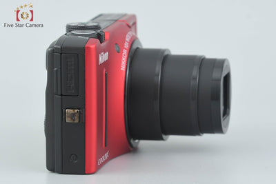 【Used】Nikon COOLPIX S8100 Flash Red Compact Digital Camera