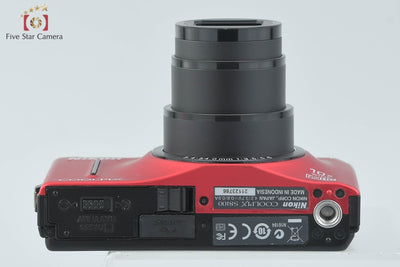 【Used】Nikon COOLPIX S8100 Flash Red Compact Digital Camera
