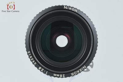 [Used] Nikon Ai NIKKOR 28mm f/2.8