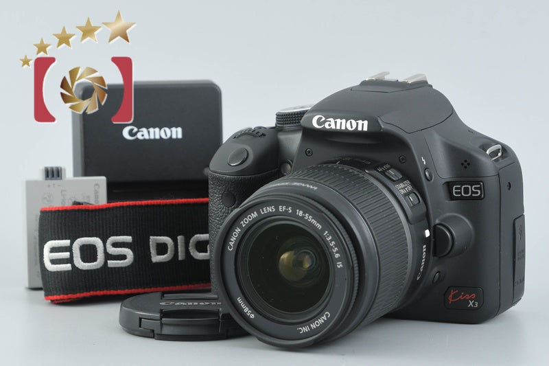 [Used] Canon EOS Kiss X3 EF-S 18-55 IS Lens Kit
