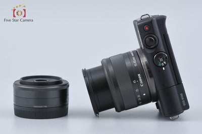 【Used】Canon EOS M100 Double Lens Kit Black