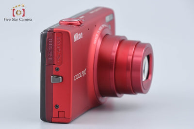 [Used] Nikon COOLPIX S6100 Super Red Compact Digital Camera