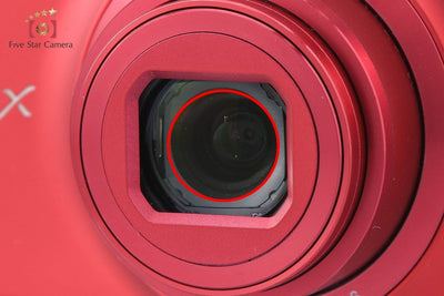 [Used] Nikon COOLPIX S6100 Super Red Compact Digital Camera