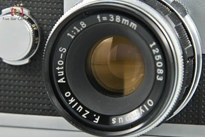 [Used] OLYMPUS Olympus PEN F + F.ZUIKO AUTO-S 38mm f/1.8