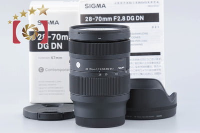 [Used] SIGMA 28-70mm f/2.8 DG DN Contemporary for Sony E-mount with original box
