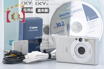 [Used] Canon IXY Digital 10 Silver Compact Digital Camera with Original Box