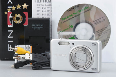 [Used] FUJIFILM FinePix J150W Silver Compact Digital Camera with Original Box